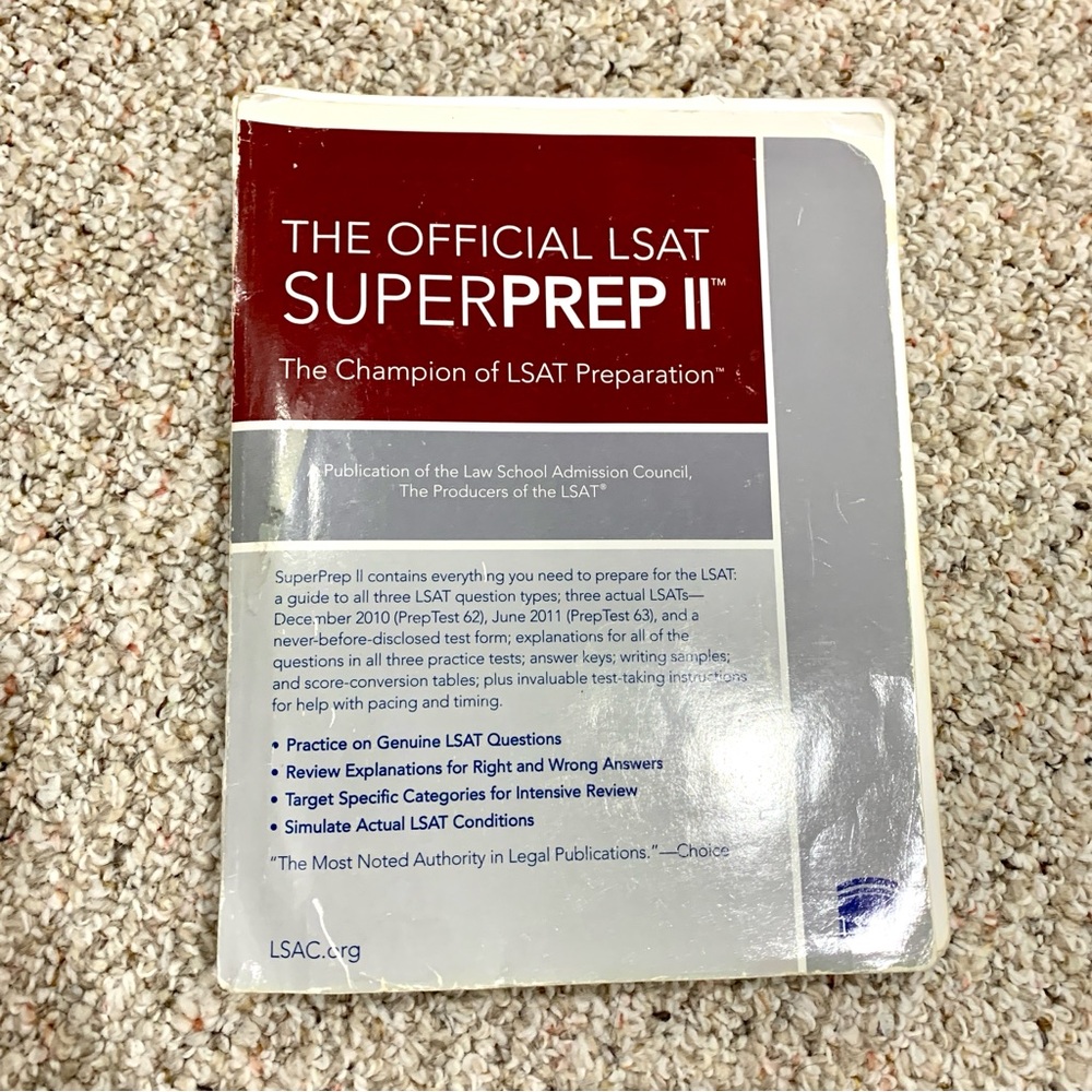 The Official LSAT SuperPrep II Book